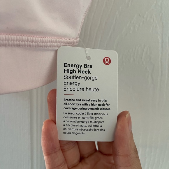 NWT lululemon Energy Bra High Neck - Picture 2 of 3